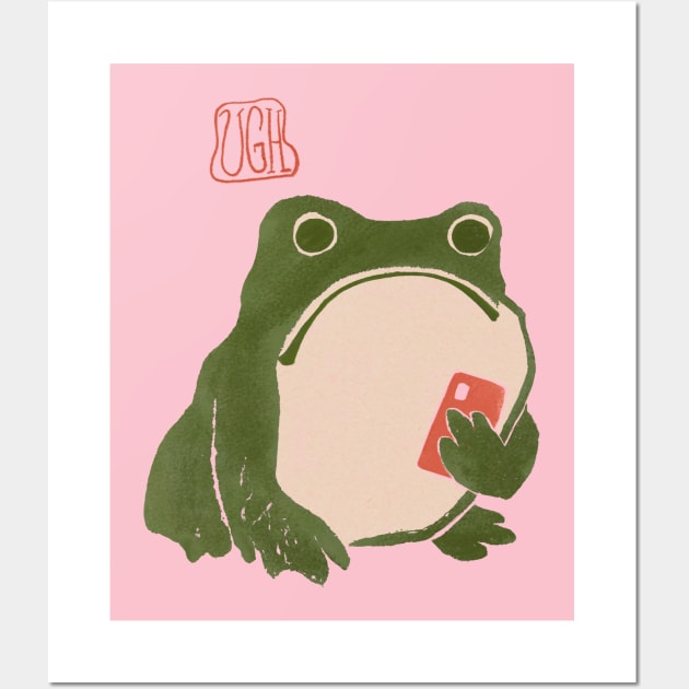 Ugh Matsumoto Hoji Frog Art Print Wall Art by LauraGraves